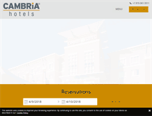 Tablet Screenshot of cambriasuitesrdu.com